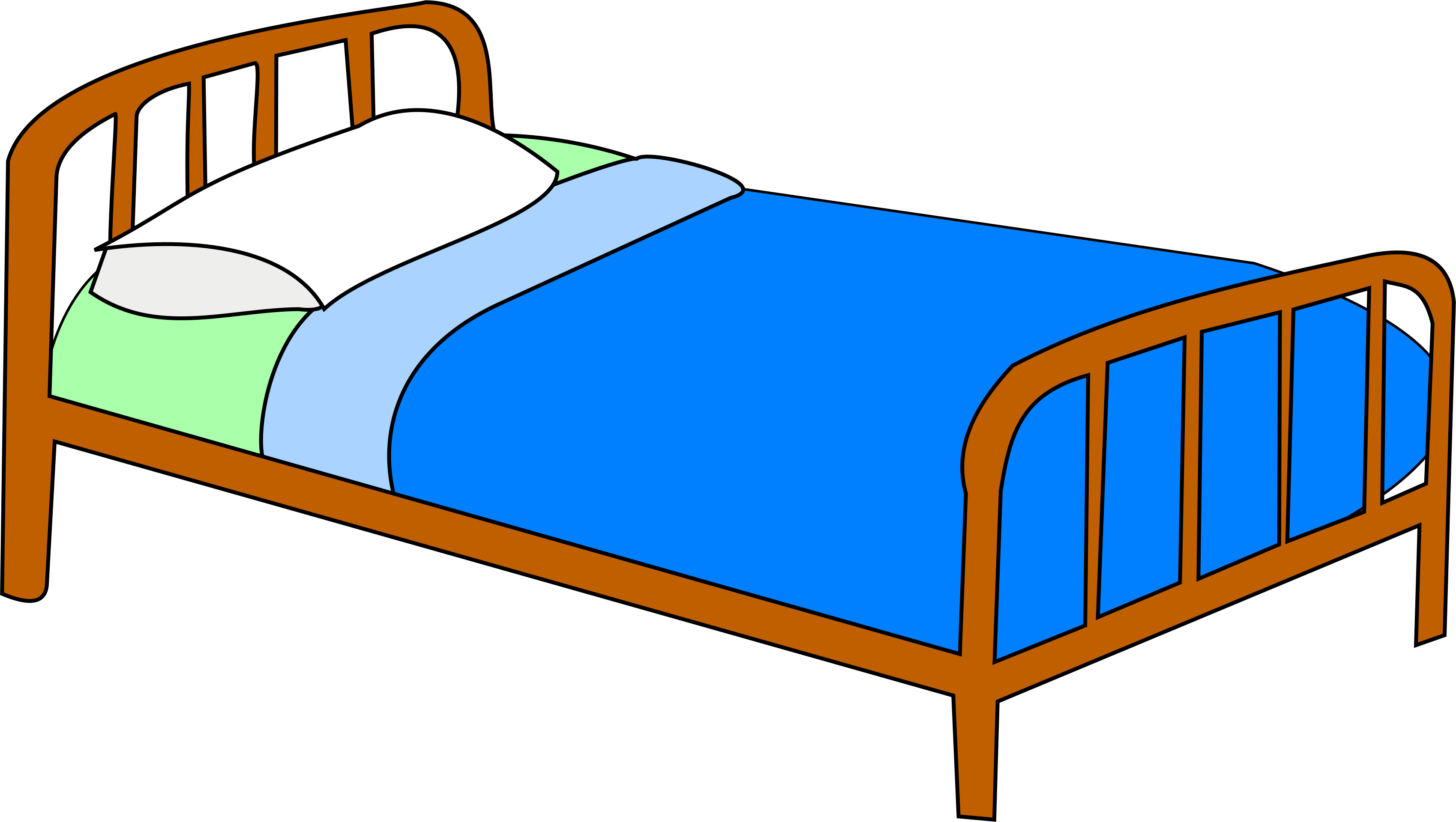 A small bed