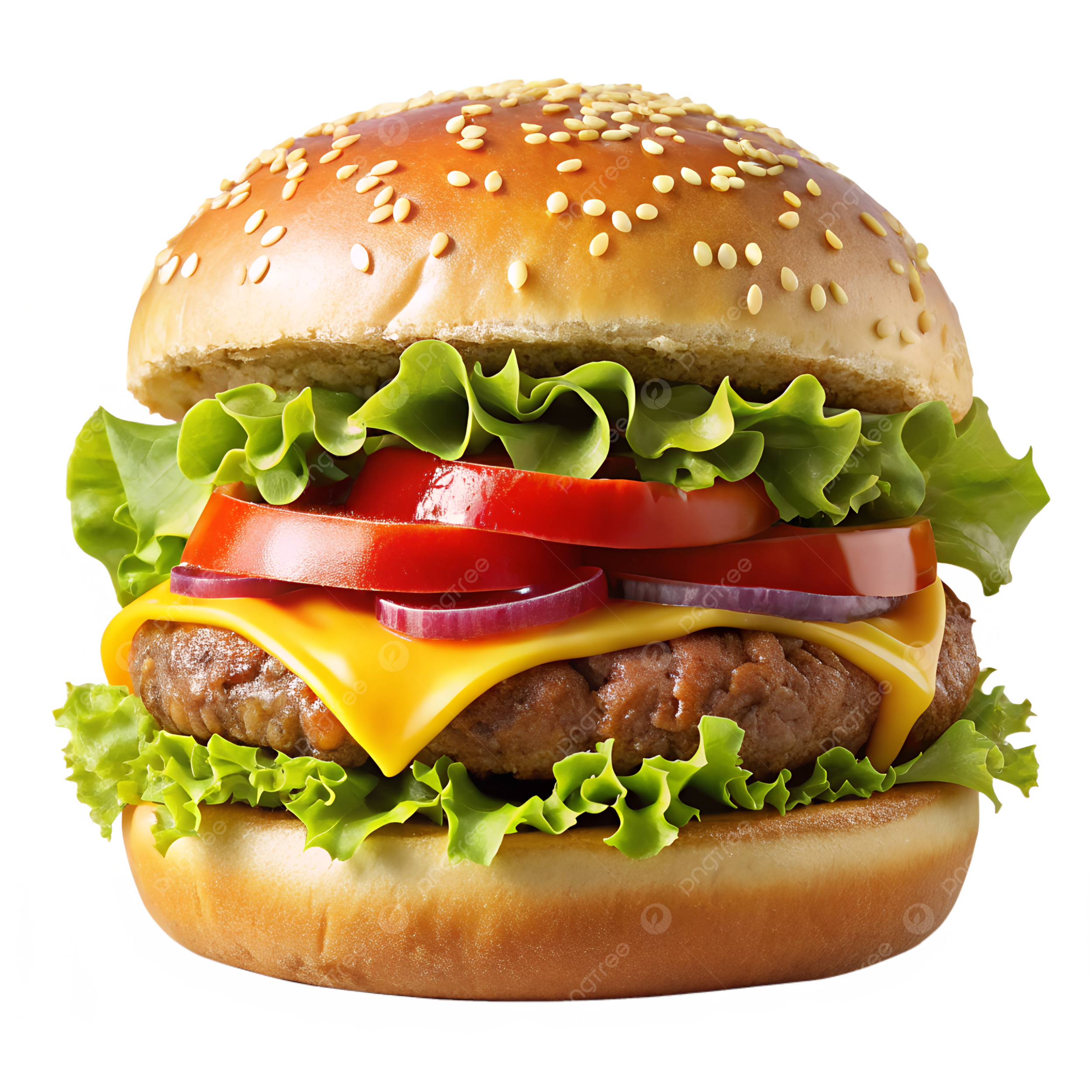 A hamburger